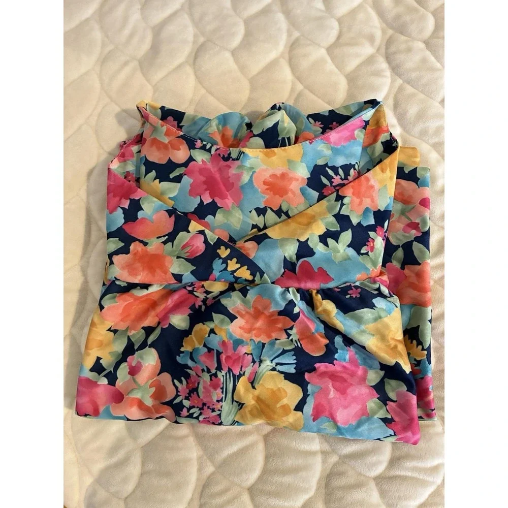 Anthony Richards Muumuu House Dress Large Floral Grannycore Lounge Made USA